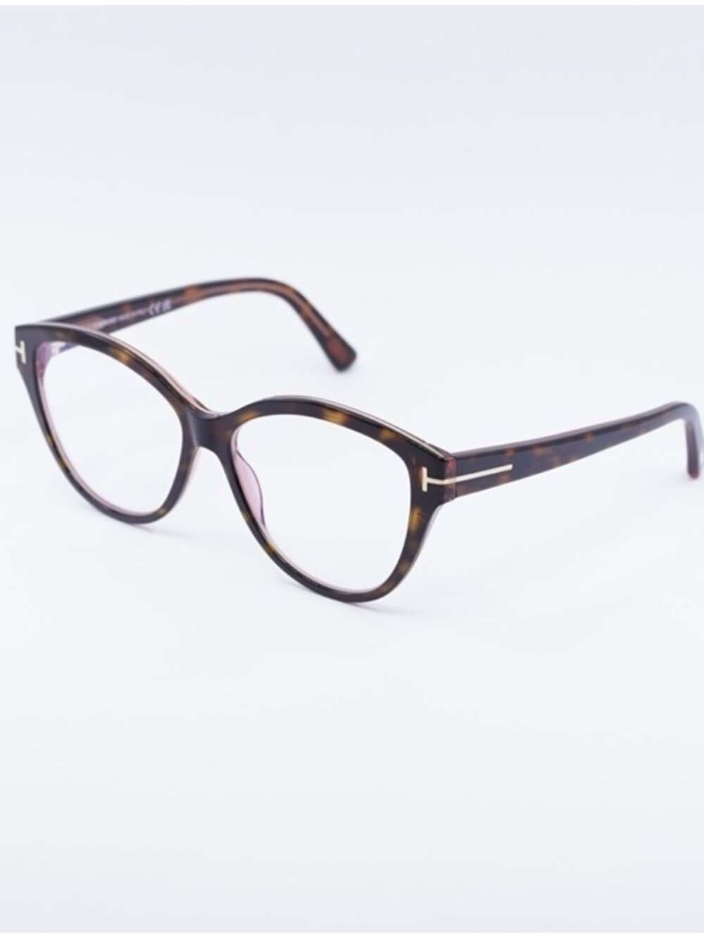 Tom Ford FT5954-B 056 Eyeglasses Havana 54mm Square Frame